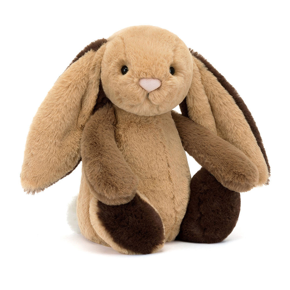 Jellycat Bashful Bunny Patchwork Brown 31cm